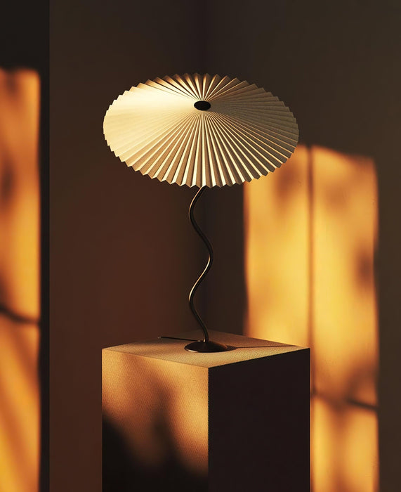 Pleated Hat Table Lamp - DWHOME