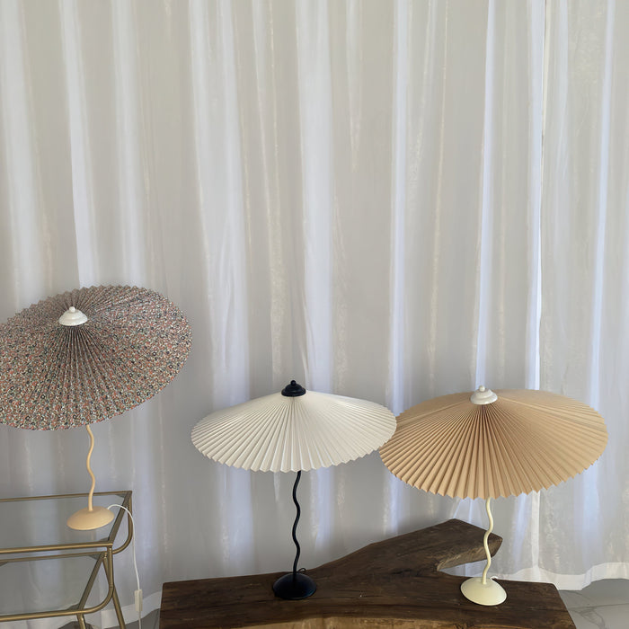 Pleated Hat Table Lamp.