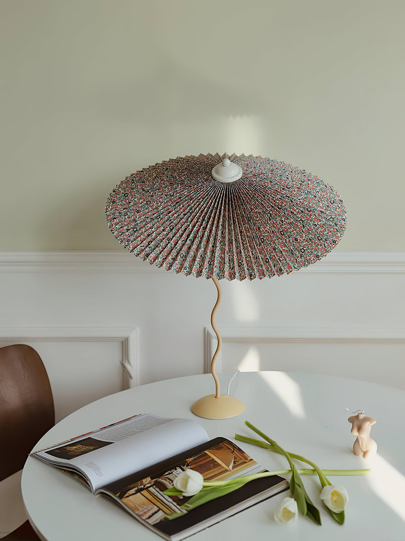 "Lampe de table plissée DWHOME"