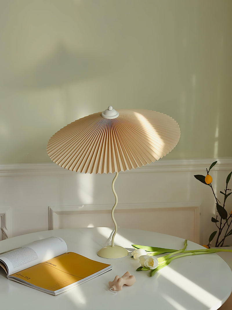 "Lampe de table plissée DWHOME"