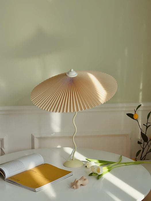 Pleated Hat Table Lamp.