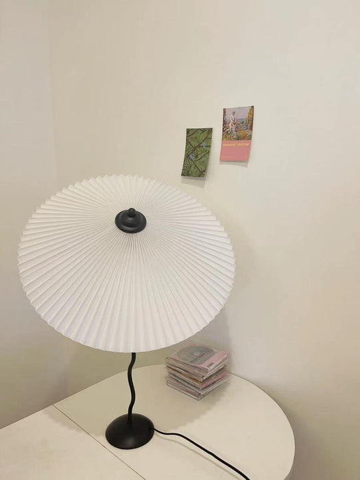 Pleated Hat Table Lamp.