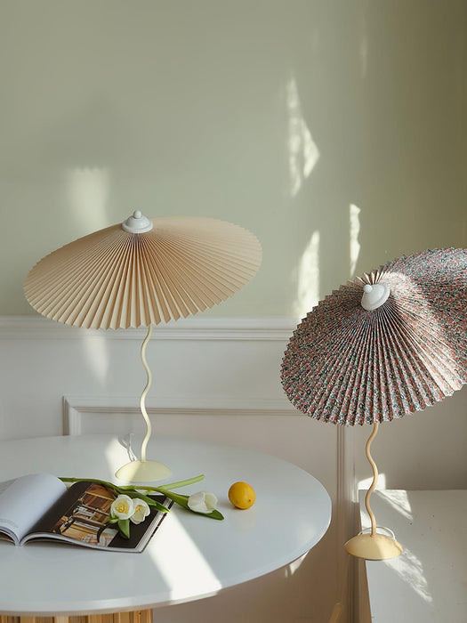 Pleated Hat Table Lamp - DWHOME