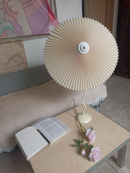 Pleated Hat Table Lamp - DWHOME