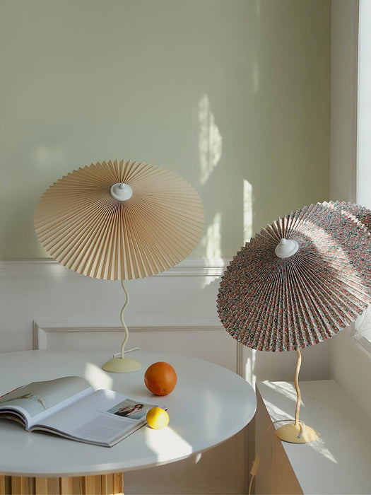 Pleated Hat Table Lamp - DWHOME