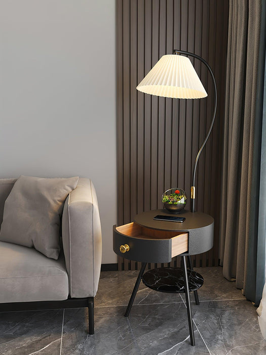 Pleated Nightstand Floor Light - DWHOME