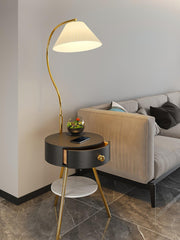 Pleated Nightstand Floor Light-DWHOME