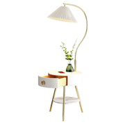 Pleated Nightstand Floor Light-DWHOME