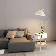 Pleated Nightstand Floor Light-DWHOME
