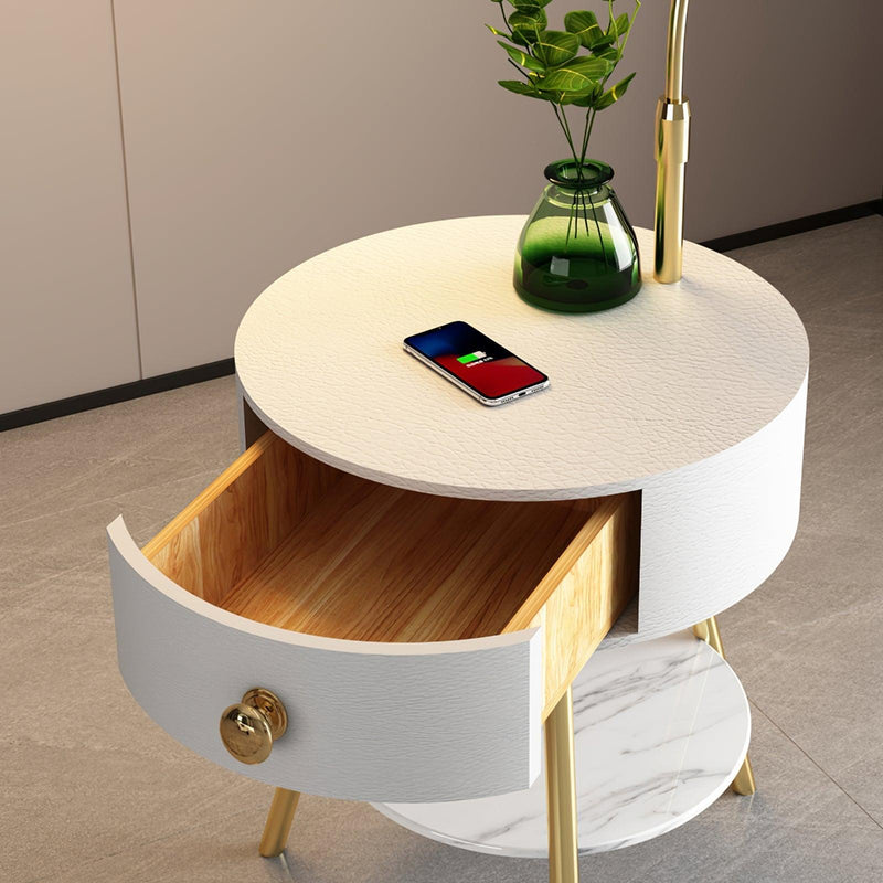 Pleated Nightstand Floor Light-DWHOME