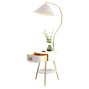 Pleated Nightstand Floor Light-DWHOME