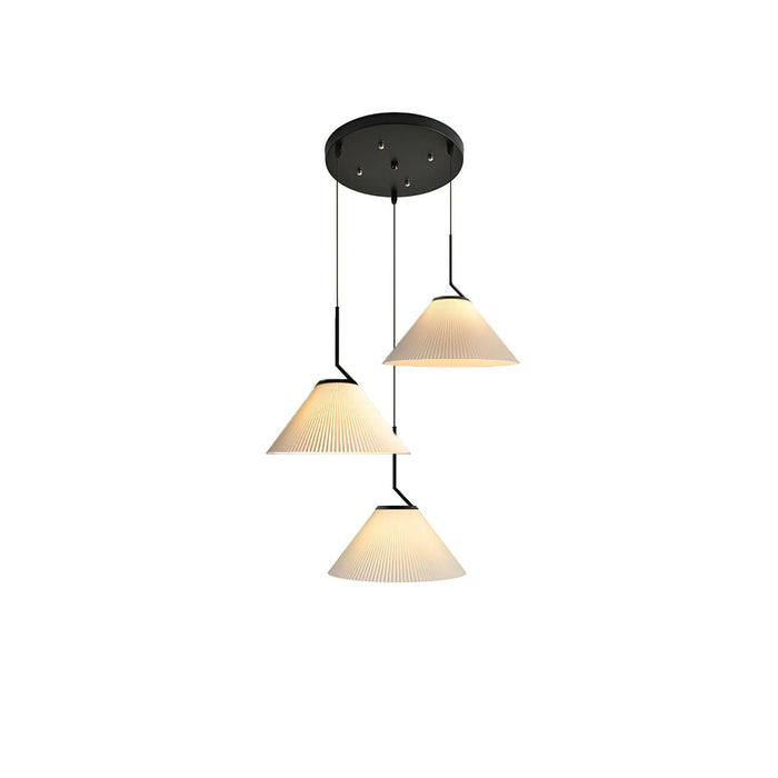 Pleated Skirt Pendant Light-DWHOME