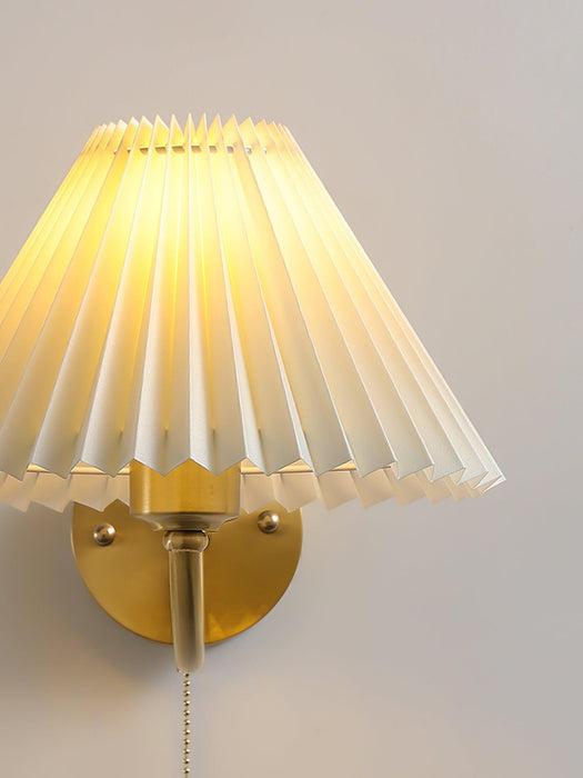 Pleated Wall Lamp.