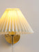 Pleated Wall Lamp.