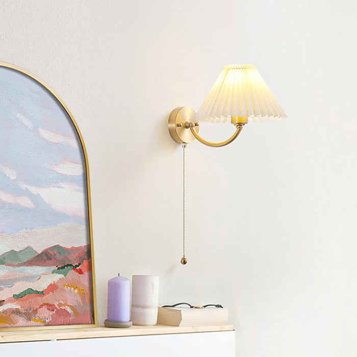 Pleated Wall Lamp-DWHOME