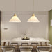 Pleated Wooden Pendant Light-DWHOME