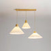 Pleated Wooden Pendant Light-DWHOME