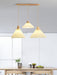 Pleated Wooden Pendant Light-DWHOME