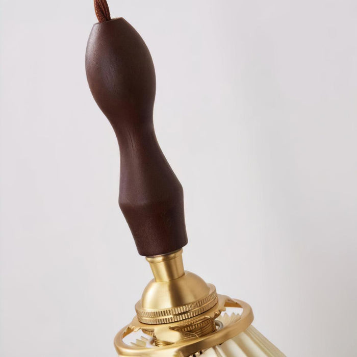 Pleated Wooden Wall Lamp-DWHOME