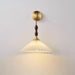 Pleated Wooden Wall Lamp-DWHOME