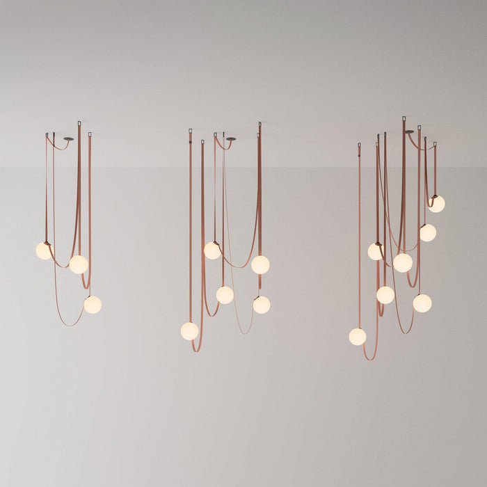 Multiple Belt Art Pendant Light-DWHOME