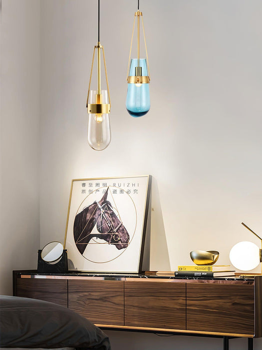 Poble Glass Pendant Light-DWHOME