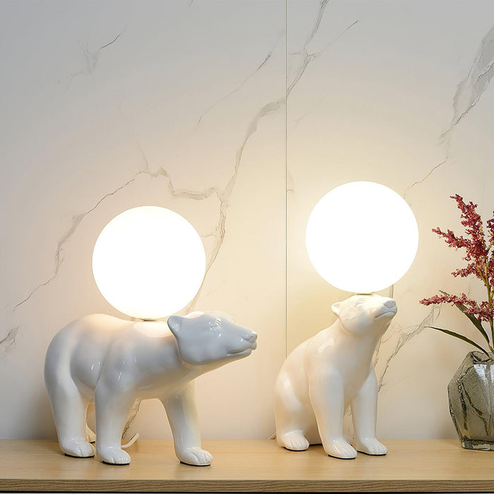 Polar Bear Table Lamp-DWHOME