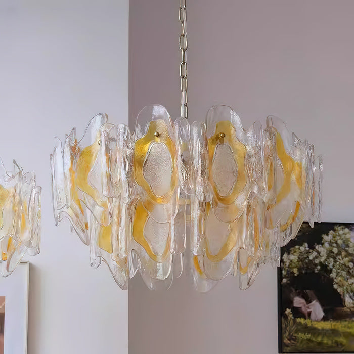 Poliedro Murano Glass Chandelier-DWHOME