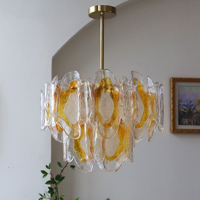 Poliedro Murano Glass Chandelier-DWHOME