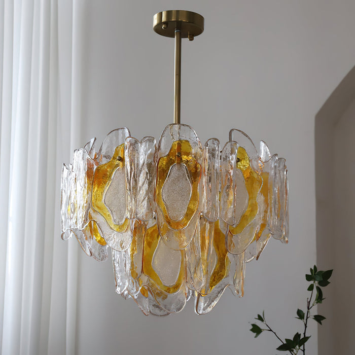 Poliedro Murano Glass Chandelier-DWHOME