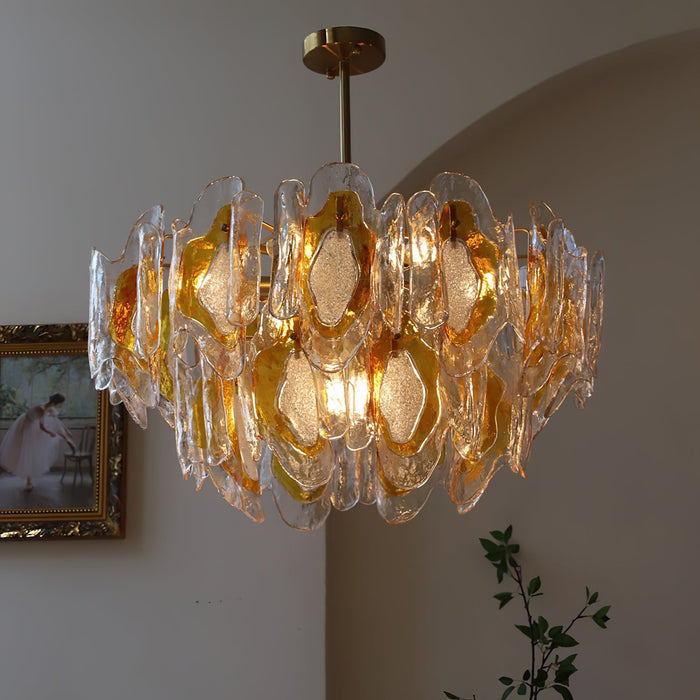 Poliedro Murano Glass Chandelier-DWHOME