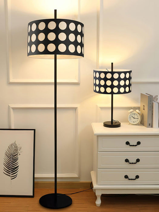 Polka Arc Fabric Floor Lamp.