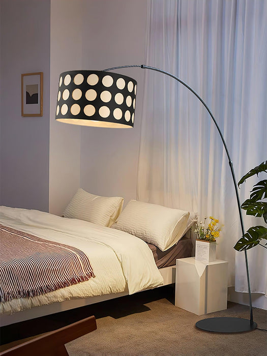 Polka Arc Fabric Floor Lamp.