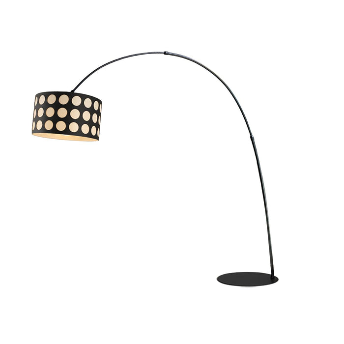 Polka Arc Fabric Floor Lamp.