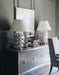 Polka Dot Porcelain Table Lamp-DWHOME