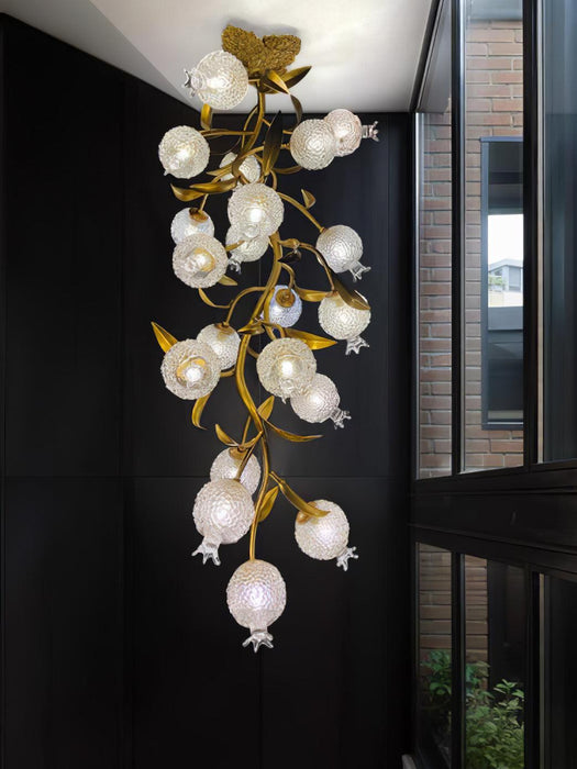 Pomegranate Brass Ceiling Lamp-DWHOME