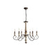 Poppe Wooden Chandelier-DWHOME