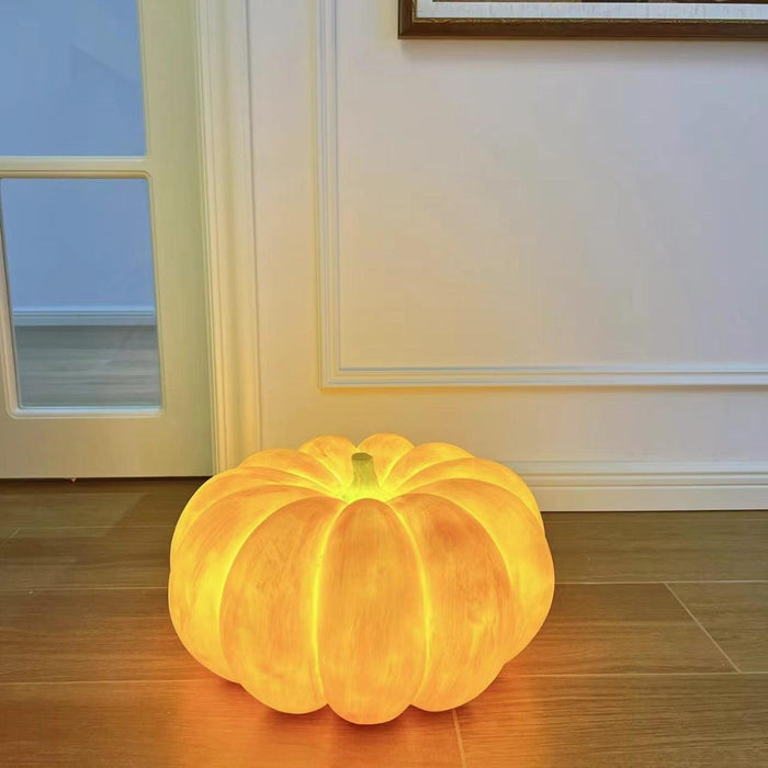 Portable Pumpkin Built-in Battery Table Lamp.