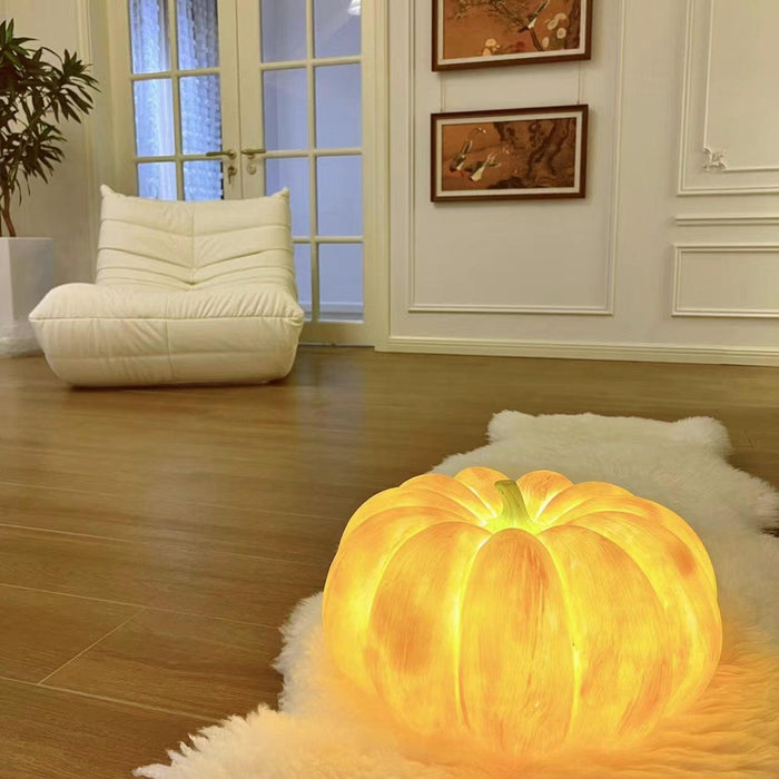 Portable Pumpkin Built-in Battery Table Lamp.