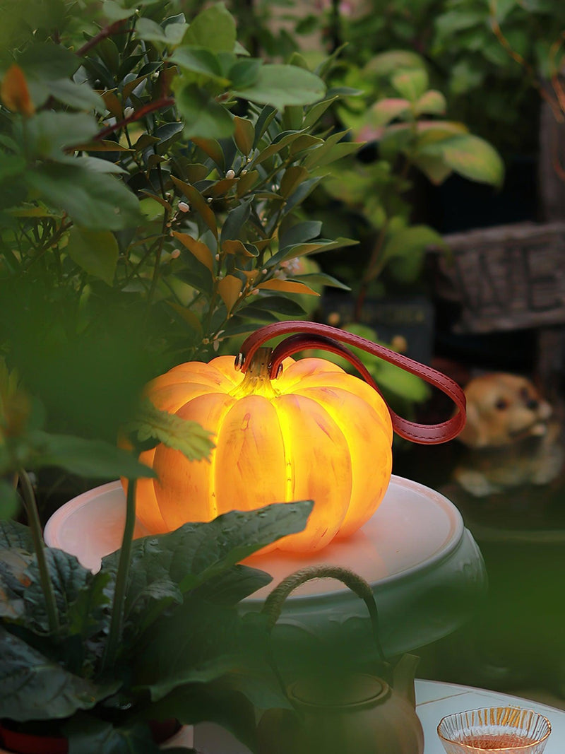 Portable Pumpkin Built-in Battery Table Lamp-DWHOME