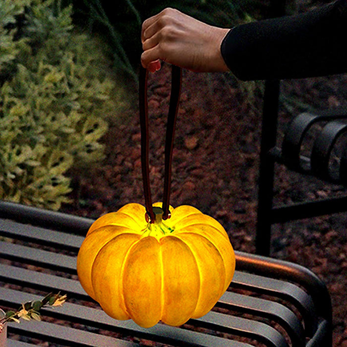 Portable Pumpkin Built-in Battery Table Lamp.