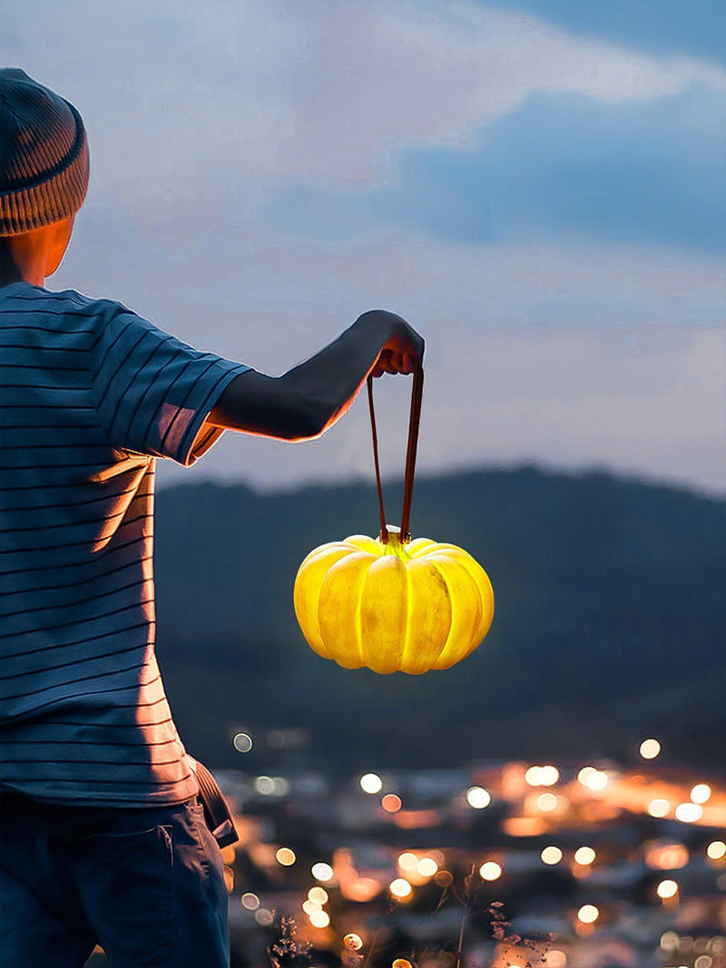 Portable Pumpkin Built-in Battery Table Lamp-DWHOME