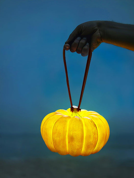 Portable Pumpkin Built-in Battery Table Lamp.