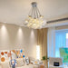 13 Light Post Modern Chrome Chandeliers-DWHOME