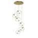 Postmodern Ring Pendant Light for Staircase.