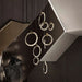 Primary Crystal 12 Rings Staircase Chandelier-DWHOME