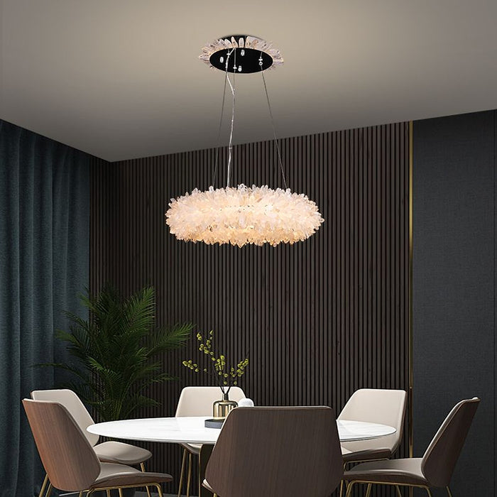 Primary Crystal Halo Modern Chandelier-DWHOME