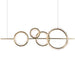Primary Crystal Cluster Island Chandelier-DWHOME
