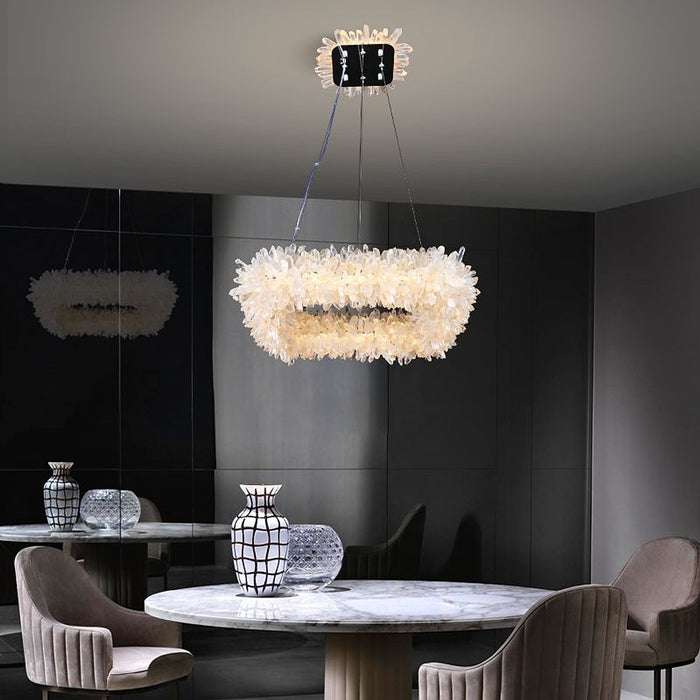 Primary Crystal Square Modern Chandelier-DWHOME