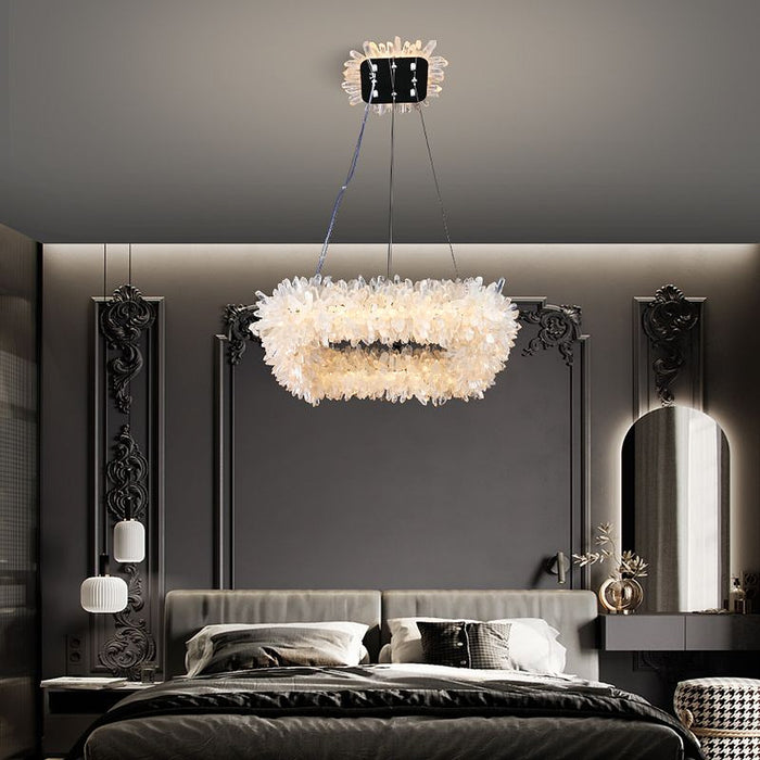 Primary Crystal Square Modern Chandelier-DWHOME